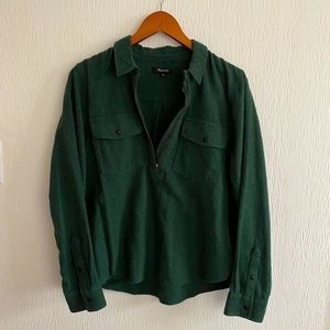 Madewell Heavyweight 1/2 Zip Long Sleeve